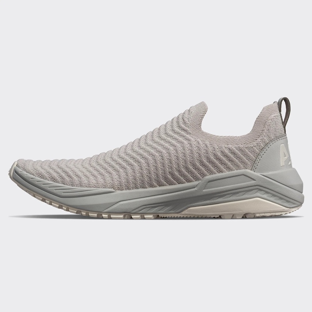 APL Slip-On Athletic Sneakers in Gray Techloom Traveler